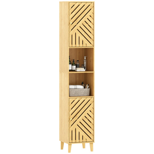 Bathroom cabinet natural - bathroom,
