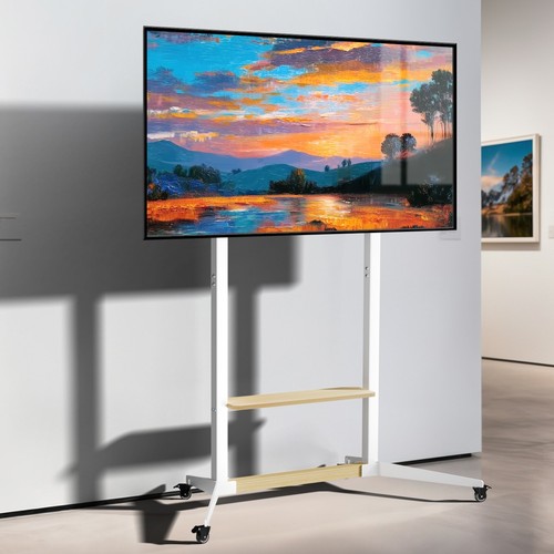 Tall universal mobile - tv, cart