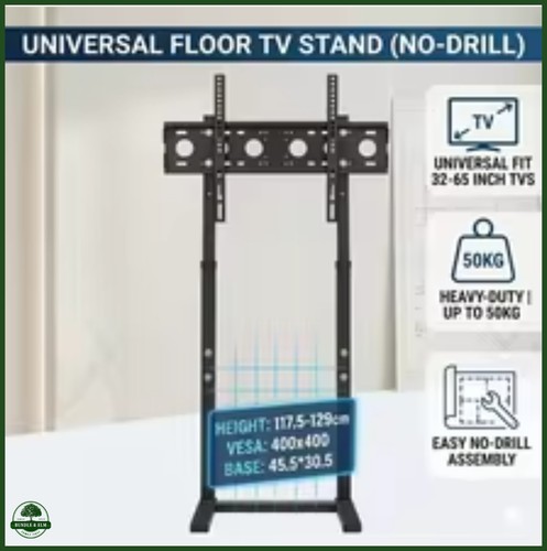 Tall floor stand 65 - tv, 32-65