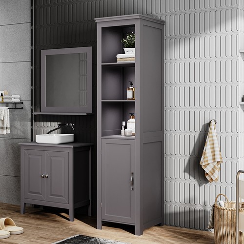 Tall 160cm bathroom cabinet - tall,