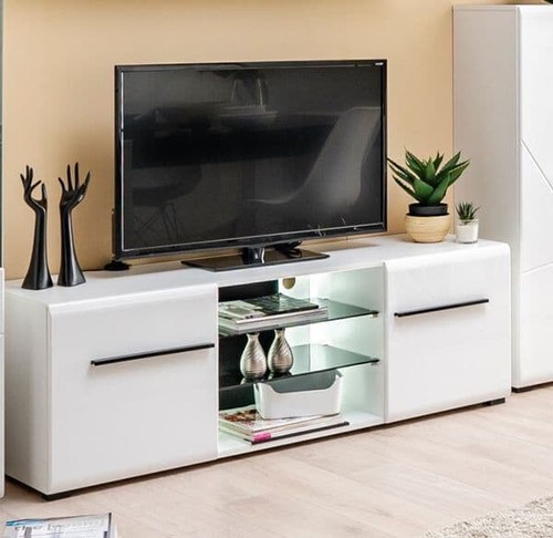 Trinity white high - high, gloss