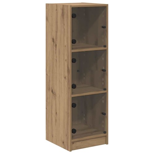 Highboard with glass - with, doors