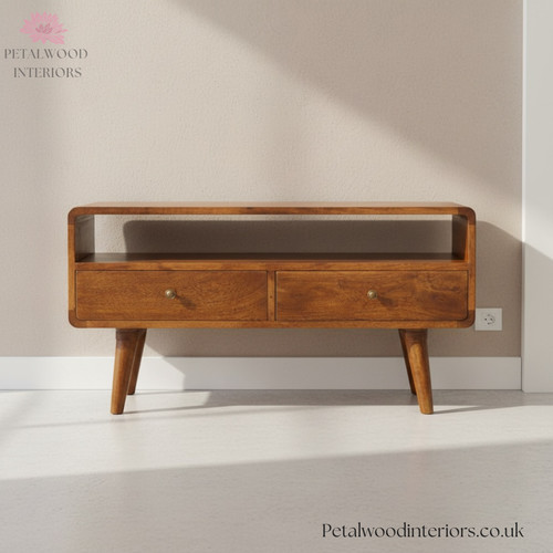 Dark wood stand 47cm - tv,